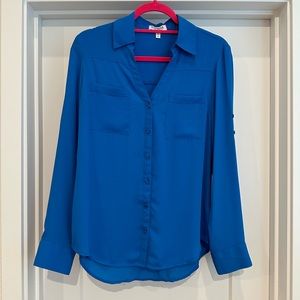 Express Blue Signature Portofino Shirt